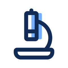 microscope filled line icon