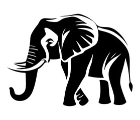 Elephant logo icon. Simple elephant design symbol. Elephant logo sign vector illustration design.