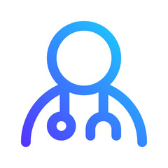 doctor gradient icon