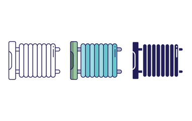 Obraz premium Heater vector icon