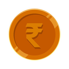 Rupee India Coin Bronze Money Rupee Copper Currency Symbol