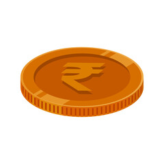 Rupee India Coin Bronze Money Rupee Copper Currency Symbol