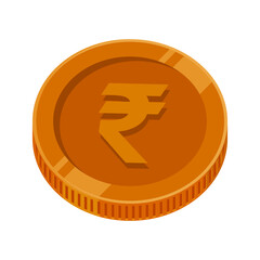 Rupee India Coin Bronze Money Rupee Copper Currency Symbol