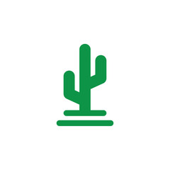 cactus logo template vector Illustration