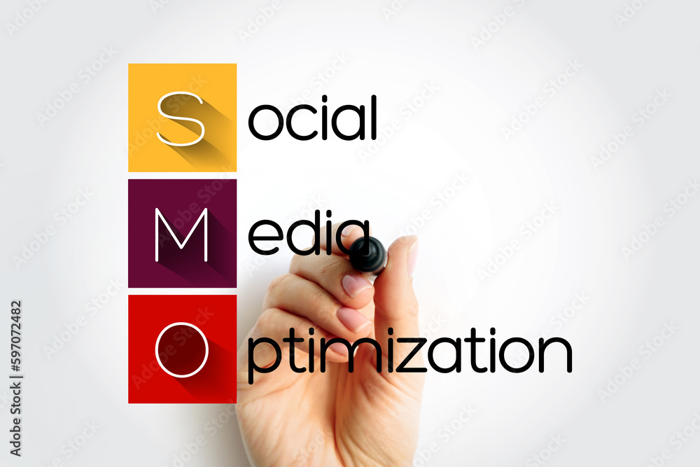 Aufkleber smo social media optimization - use of a number of outlets and communities to generate publicity to 