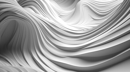 Abstract Background, Gray Curved Lines