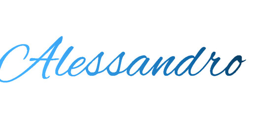 Alessandro - light blue and blue color - male name - ideal for websites, emails, presentations, greetings, banners, cards, books, t-shirt, sweatshirt, prints



Parole chiave: 