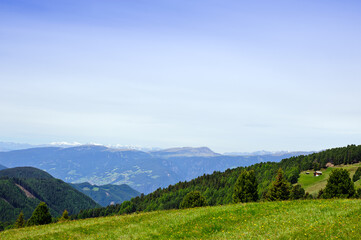 Fototapeta premium landscape with mountains in south tyrol