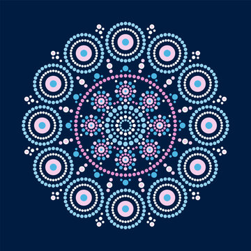 Mandala pattern circular design