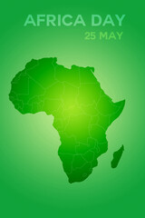 Fototapeta na wymiar Africa Day, 25th May, celebration of foundation of african unity