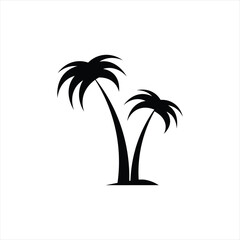 Obraz premium Palm Tree Silhouette