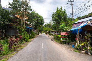 traditional tongkonan houses in rantepao village, indonesia