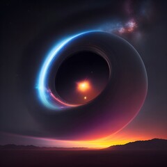 A Glimpse of the Mysterious Black Hole