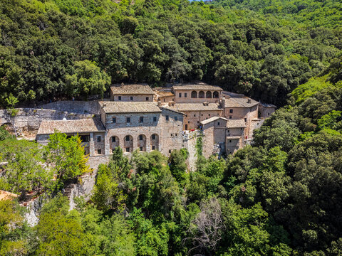 Hermitage of the Prisons of Assisi. Pristine religious place.