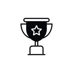 Trophy icon vector stock.