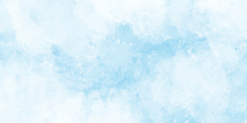Abstract blue watercolor colorful painting background. Colorful gradient ink colors wet effect hand drawn canvas background	
