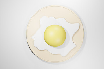 egg, white, cartoon, cute