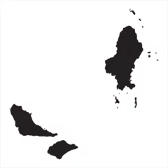 Fotobehang High detailed vector map. Wallis and Futuna. New Map 2023. © Vector Map