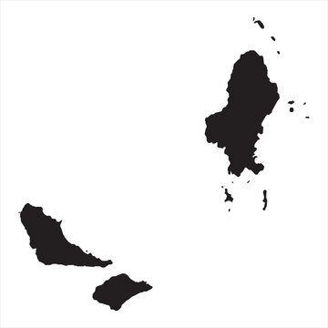 High detailed vector map. Wallis and Futuna. New Map 2023.