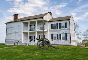 Historic House at Camp Nelson National Monument - obrazy, fototapety, plakaty