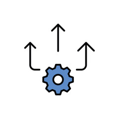 Projector icon vector stock.