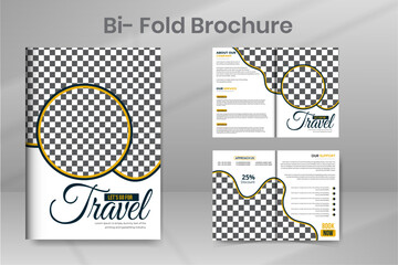 Travel and Professional Bifold Brochure Design