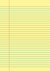 legal pad notebook ruled paper background for student, yellow color © dmutrojarmolinua