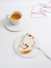 breakfast with coffee and bread