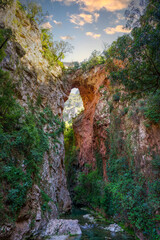 God's Bridge, Akchour, Talassemtane Nature Park, Rif region, morocco, africa