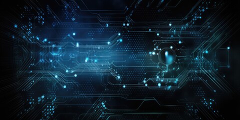 Abstract technolgy background, made with generative ai