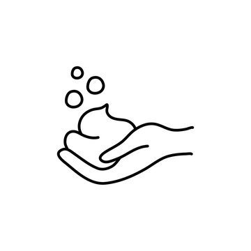 recommend clip art: Shaving foam on hand drawn outline vector illustration. Isolated on white background