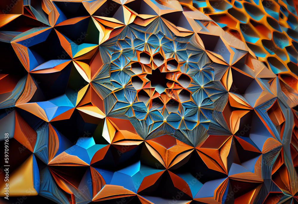 Aufkleber abstract background generative ai technology.