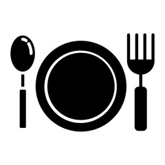 Catering Glyph Icon