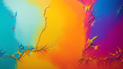 A Creative Abstract Painting Of A Colorful Background AI Generative