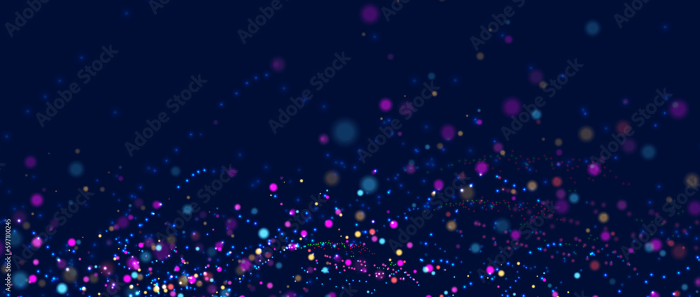 Poster Abstract circuit board futuristic technology processing background