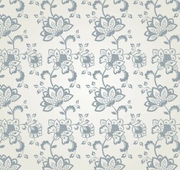 traditional wedding card design, paisley floral pattern , India	