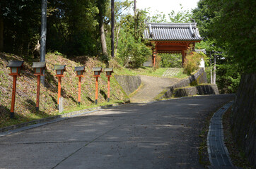 新緑の海住山寺　楼門　京都府木津川市加茂町