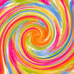 Fototapeta na wymiar Colorful twirl background. Watercolor trendy colors paint background.
