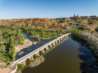 Roman bridge in the city of Toro Province of Zamora