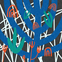 Abstract floral background, floral texture