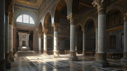 Rediscovering Byzantine Architecture through Generative AI: A Computational Approach - obrazy, fototapety, plakaty