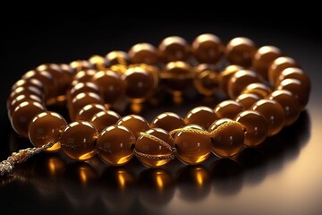 Islamic prayer beads, Generative AI