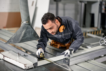 Wood turners measure and calculate the right size of workpiece dimension using hand and power tools. Cut, shape, rotate, smooth, and balance wood fixtures based on measurements and requirements.