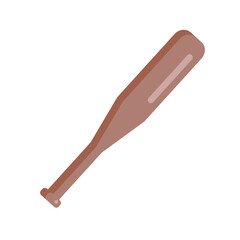 Sports Equipment Illustration Set_Baseball bat