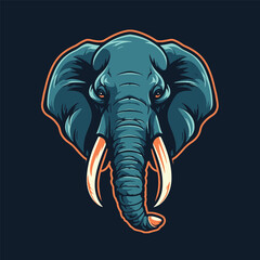 Esports Logo with the Power and Grace of an Elephant