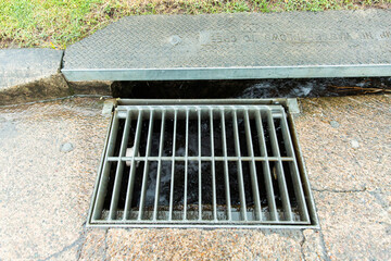 stormwater drain and grate