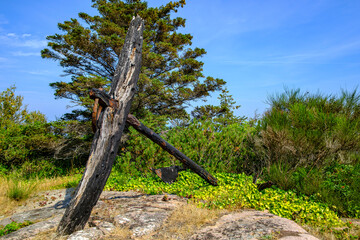 Old Rusty Ship Anchor