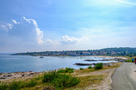 Sandvig Village, Bornholm Island, Denmark
