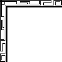 Obraz premium Corner Frame Decoration