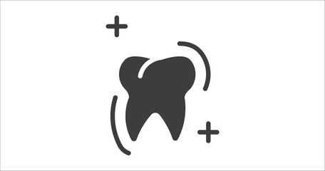 sealants icon. Filled sealants icon from dental health collection. Glyph vector. Editable sealants symbol can be used web and mobile